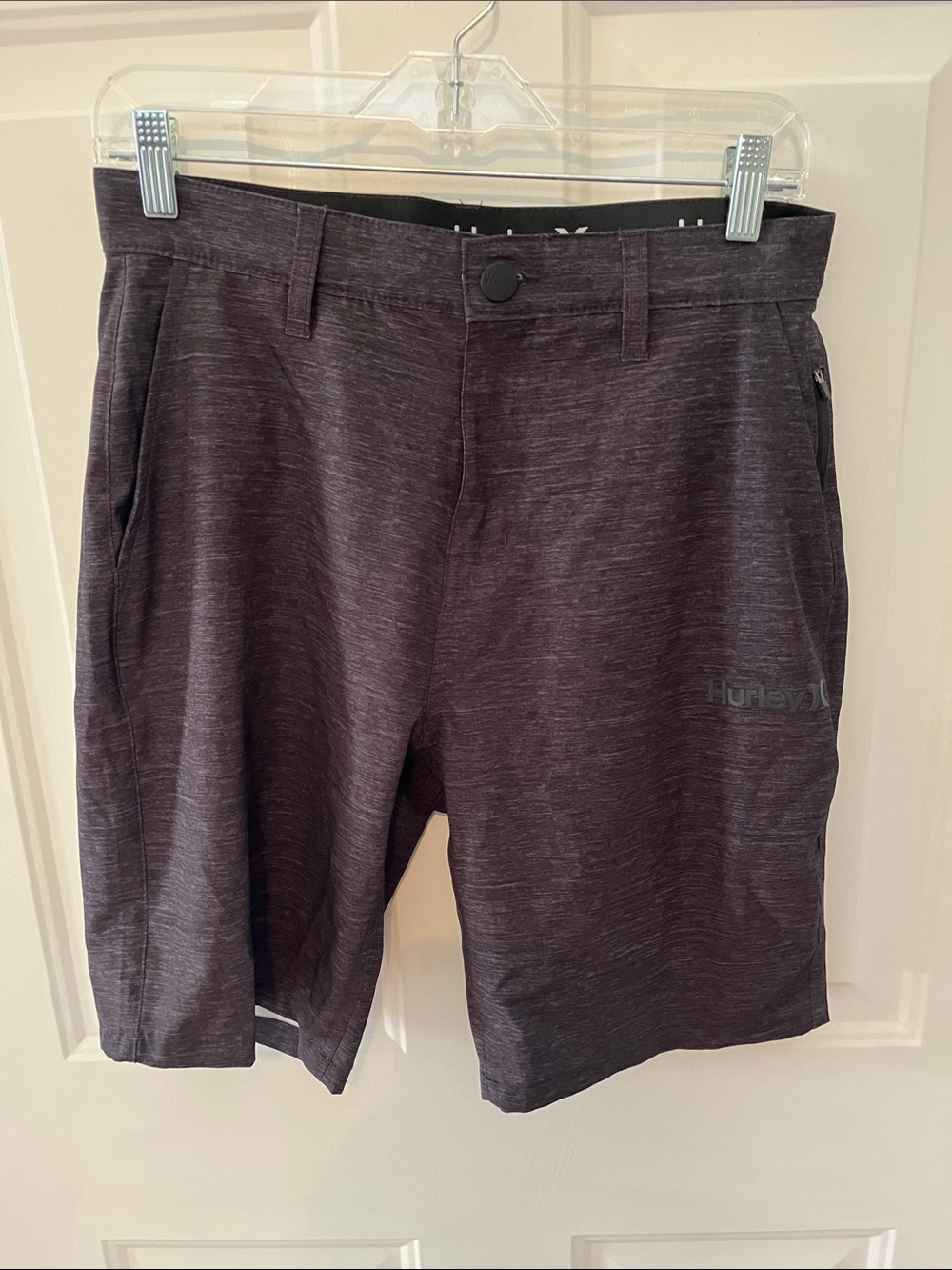 Hurley Men’s Dark Heather Black Hybrid Shorts